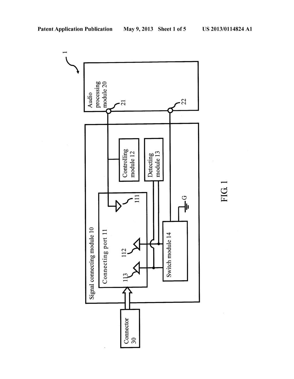 SIGNAL CONNECTING MODULE, ELECTRONIC DEVICE, AND CONNECTOR IDENTIFICATION     METHOD THEREOF - diagram, schematic, and image 02