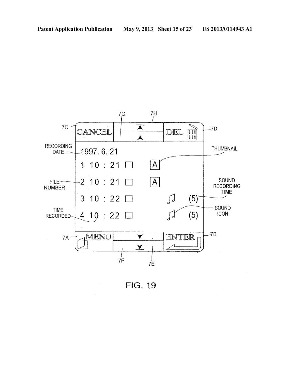 APPARATUS FOR RECORDING AND REPRODUCING PLURAL TYPES OF INFORMATION,     METHOD AND RECORDING MEDIUM FOR CONTROLLING SAME - diagram, schematic, and image 16