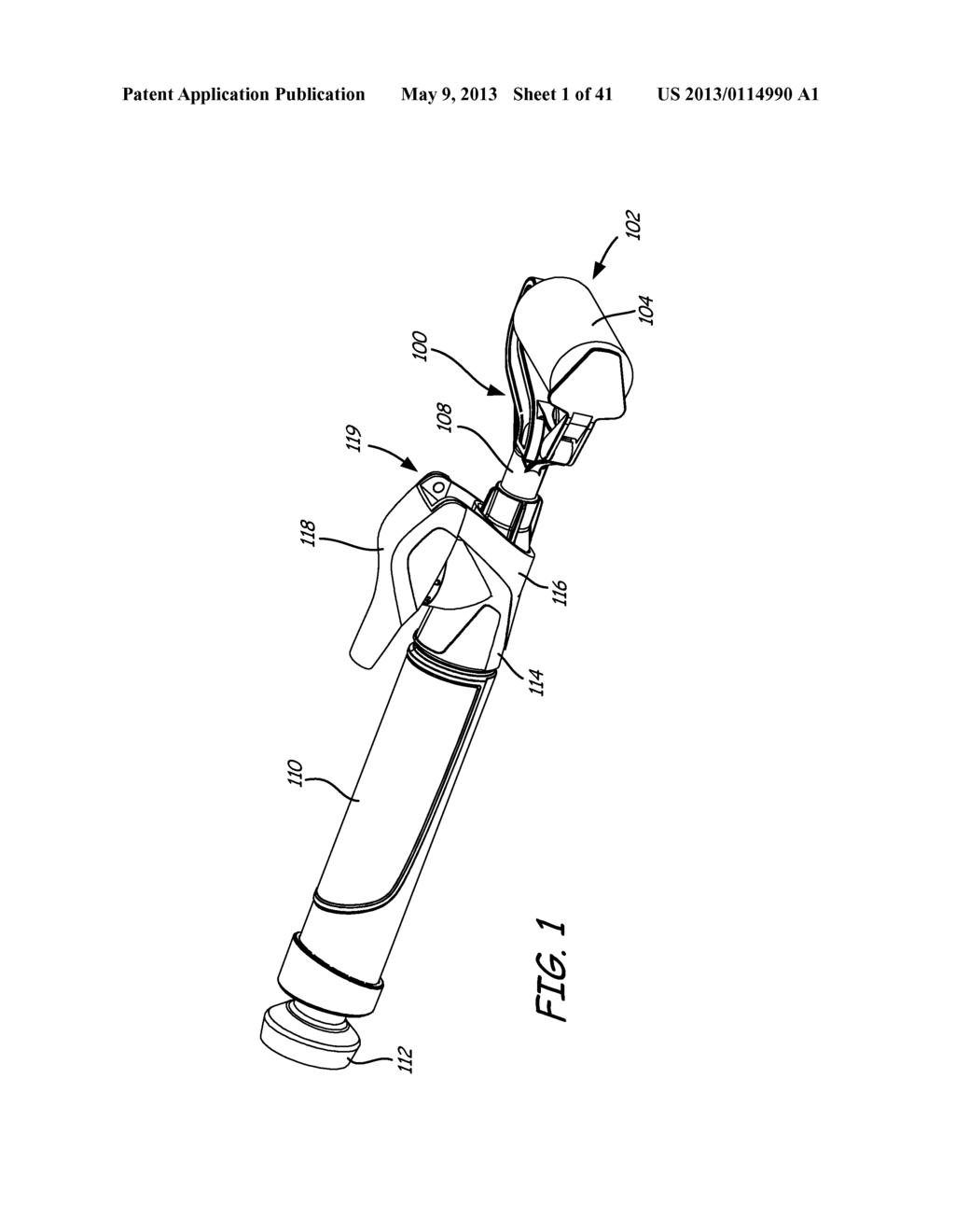 INTERNAL FEED PAINTING DEVICE WITH CONSTANT FORCE DRIVE MECHANISM - diagram, schematic, and image 02