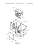 FAN ASSEMBLY WITH RETAINING MODULE diagram and image