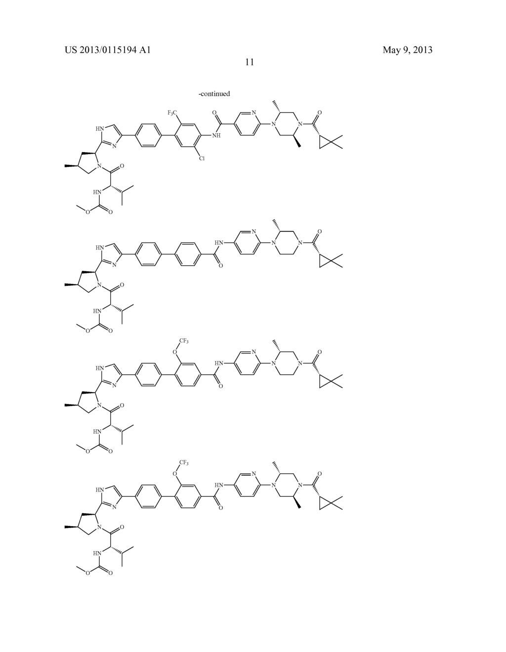 HEPATITIS C VIRUS INHIBITORS - diagram, schematic, and image 13