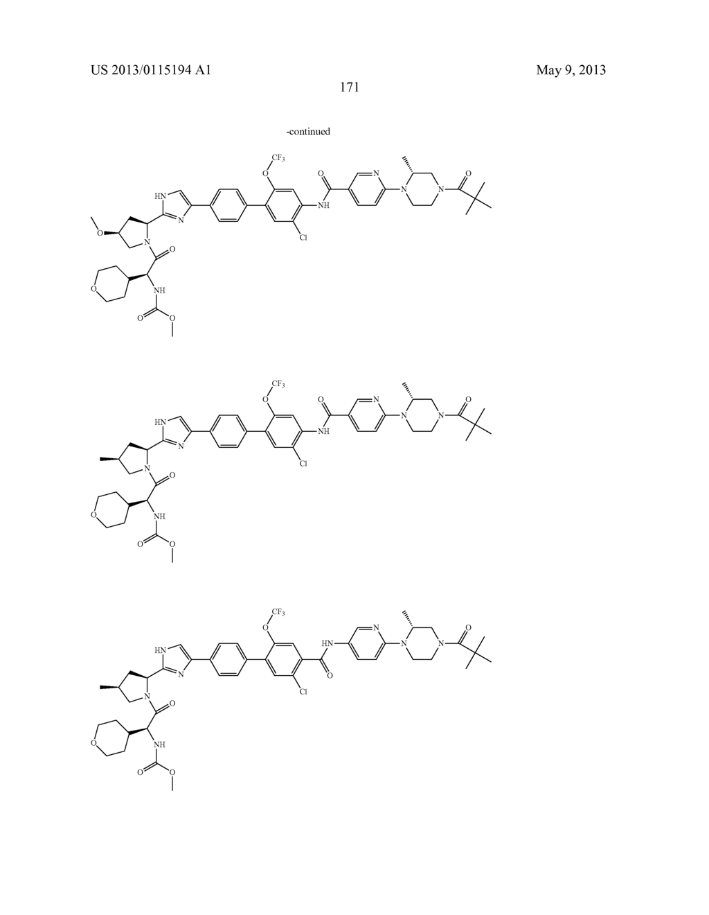 HEPATITIS C VIRUS INHIBITORS - diagram, schematic, and image 173