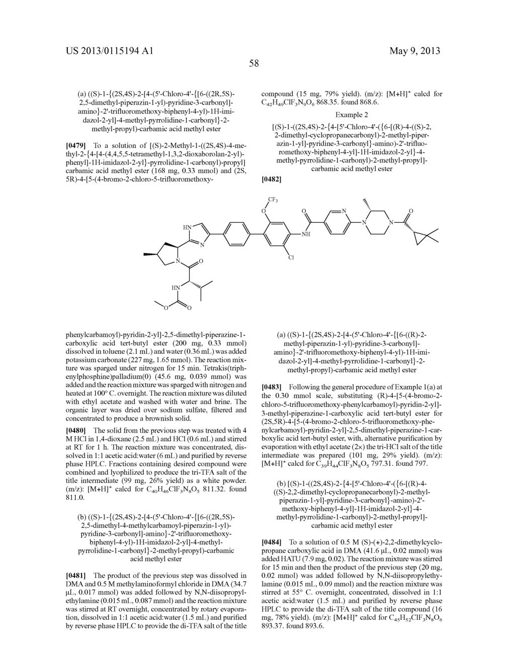 HEPATITIS C VIRUS INHIBITORS - diagram, schematic, and image 60