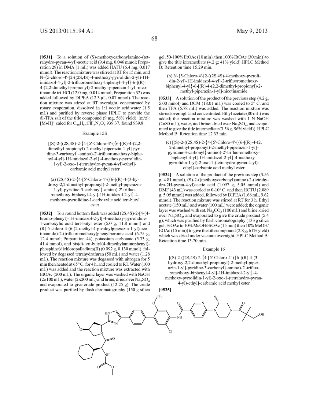 HEPATITIS C VIRUS INHIBITORS - diagram, schematic, and image 70