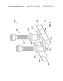 RETAINING MEMBER FOR USE WITH A MOLDING SYSTEM AND THE MOLDING SYSTEM     INCORPORATING SAME diagram and image