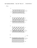 PROCESS FOR PRODUCING POLYMER MEMBER WITH RUGGED SURFACE STRUCTURE, AND     POLYMER MEMBER diagram and image