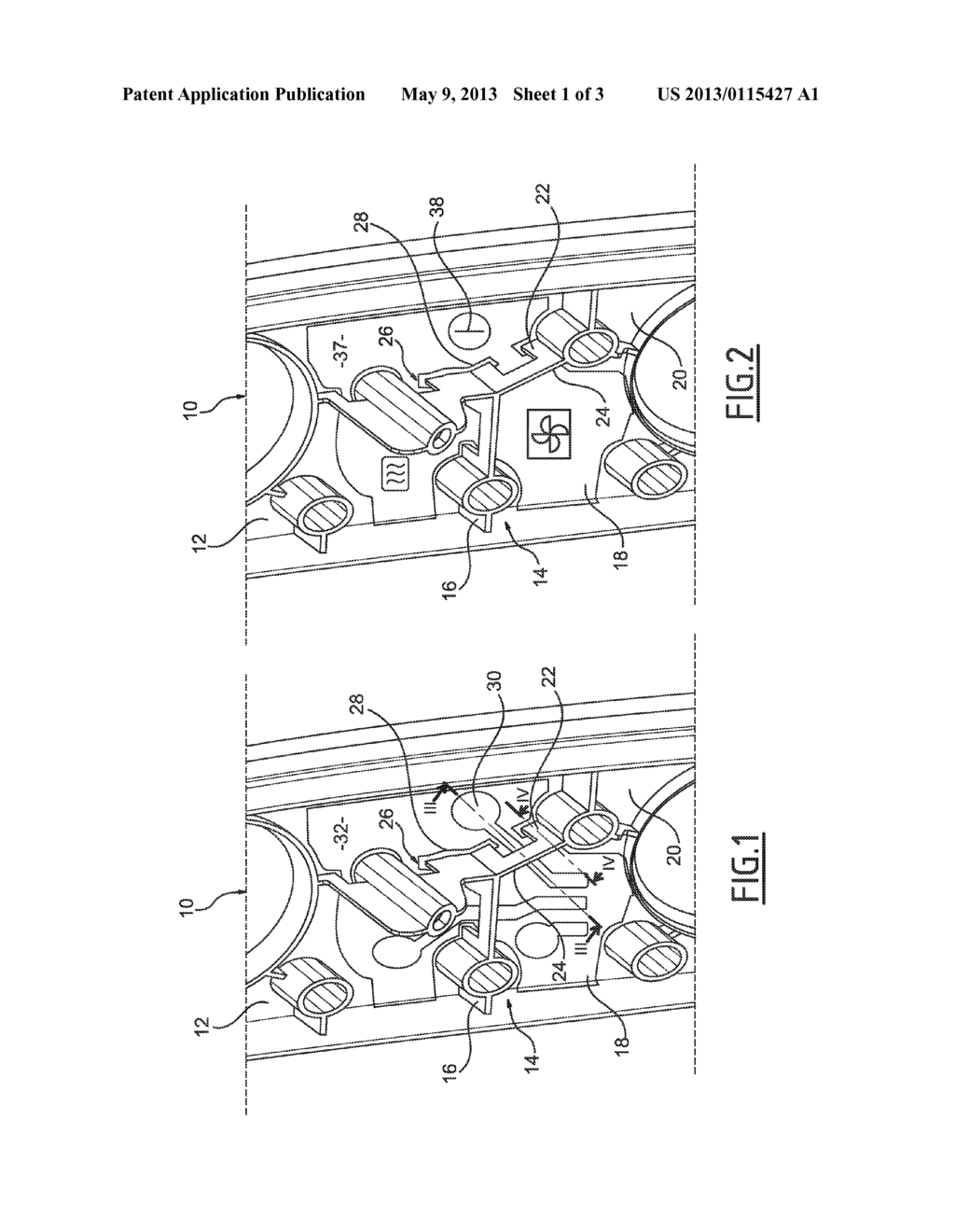 MOLDING A PLASTIC ELEMENT HAVING AN INSERT - diagram, schematic, and image 02