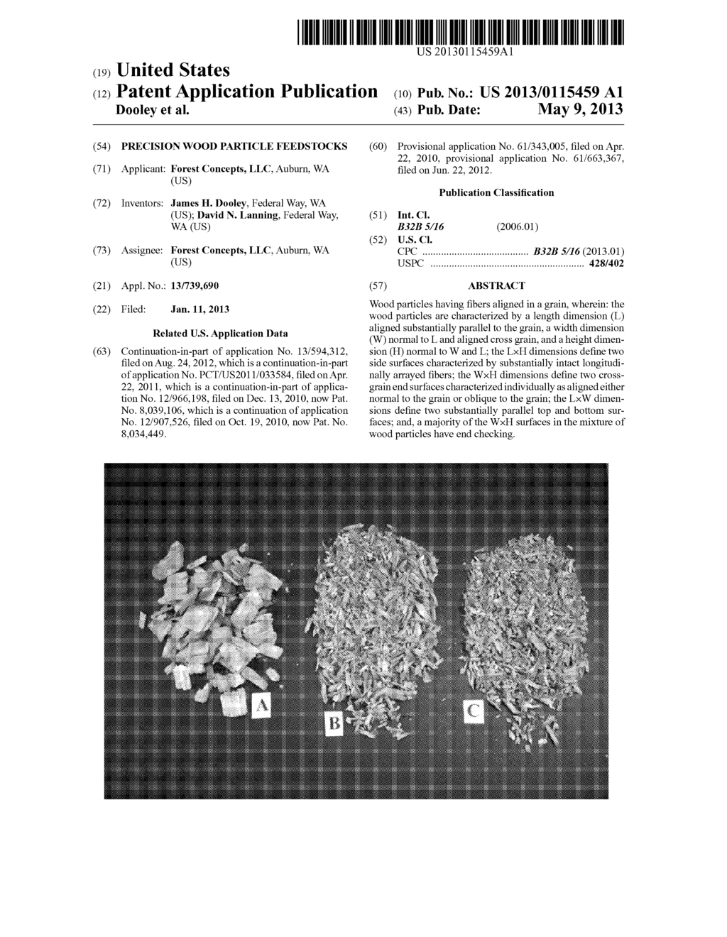 PRECISION WOOD PARTICLE FEEDSTOCKS - diagram, schematic, and image 01