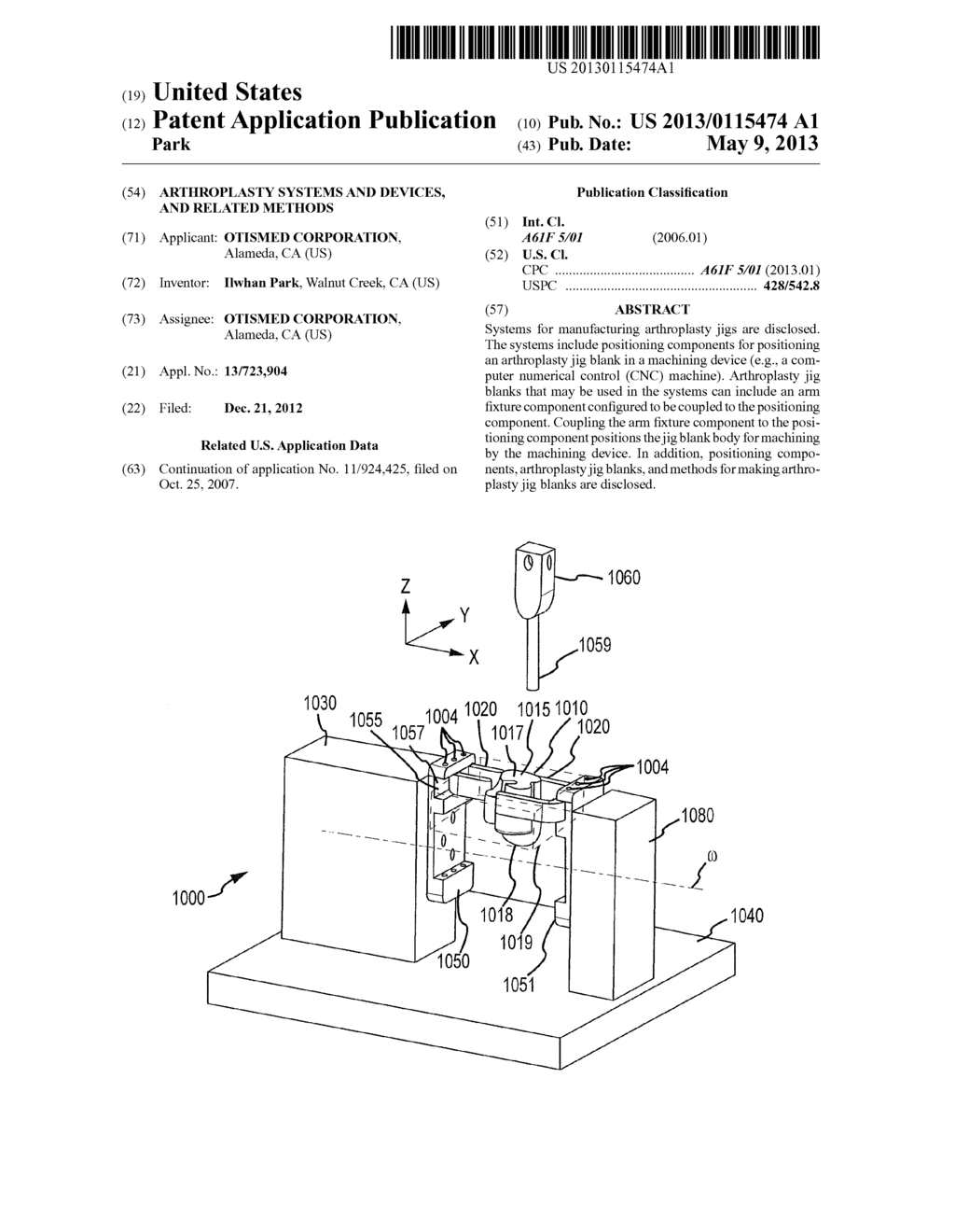 ARTHROPLASTY SYSTEMS AND DEVICES, AND RELATED METHODS - diagram, schematic, and image 01