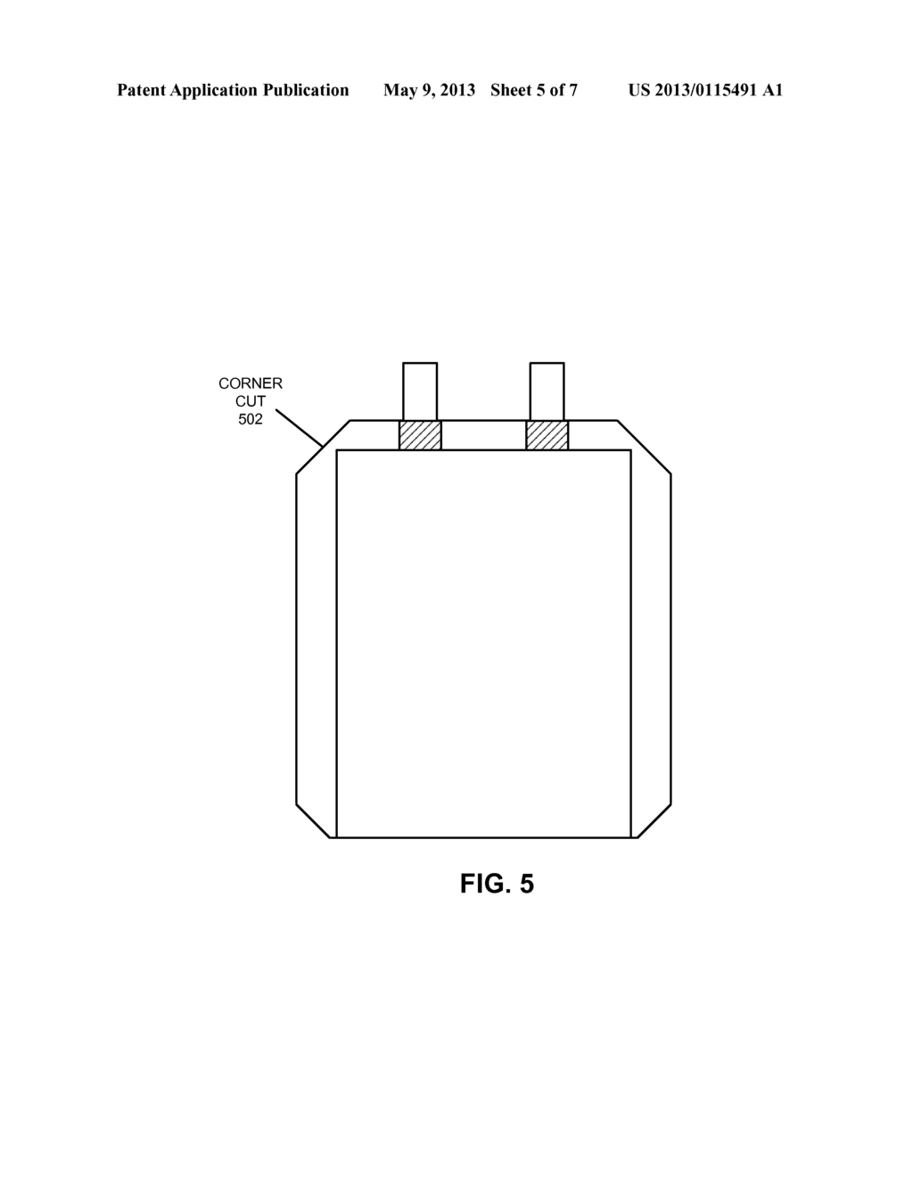 PRESSURE-RELIEF MECHANISM TO IMPROVE SAFETY IN LITHIUM-POLYMER BATTERY     CELLS - diagram, schematic, and image 06