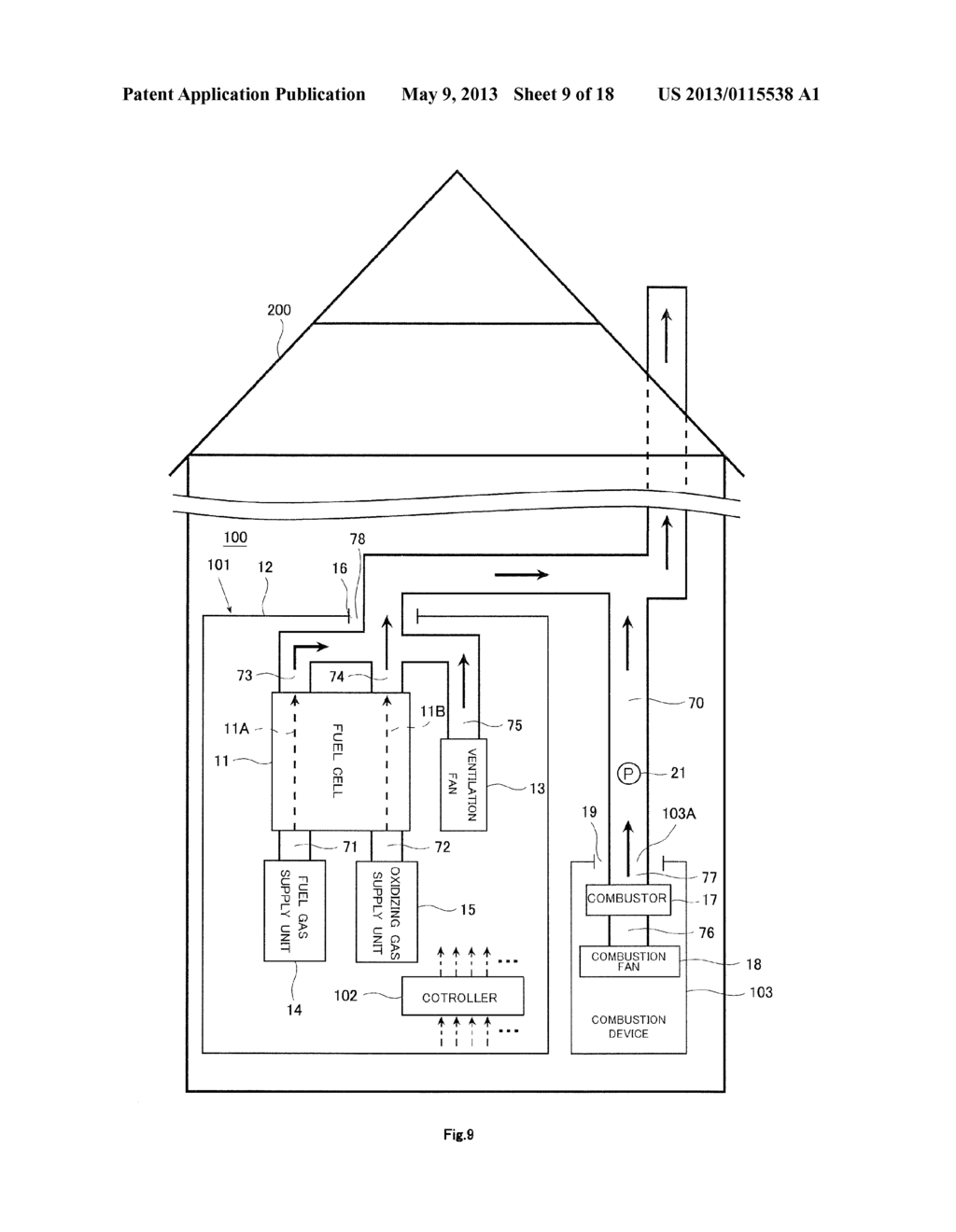 POWER GENERATION SYSTEM AND METHOD OF OPERATING THE SAME - diagram, schematic, and image 10