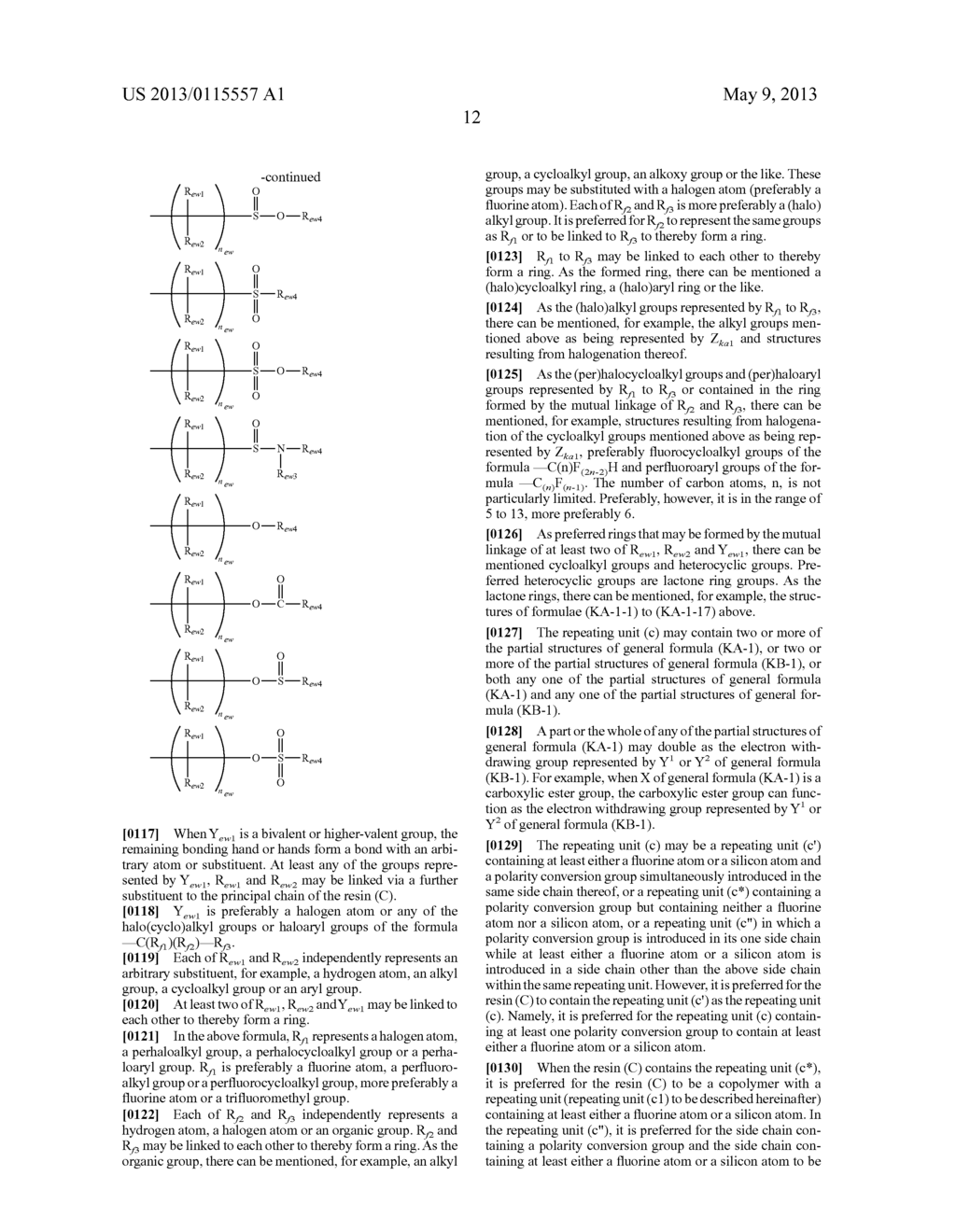 ACTINIC-RAY- OR RADIATION-SENSITIVE RESIN COMPOSITION, ACTINIC-RAY- OR     RADIATION-SENSITIVE FILM AND METHOD OF FORMING PATTERN - diagram, schematic, and image 14