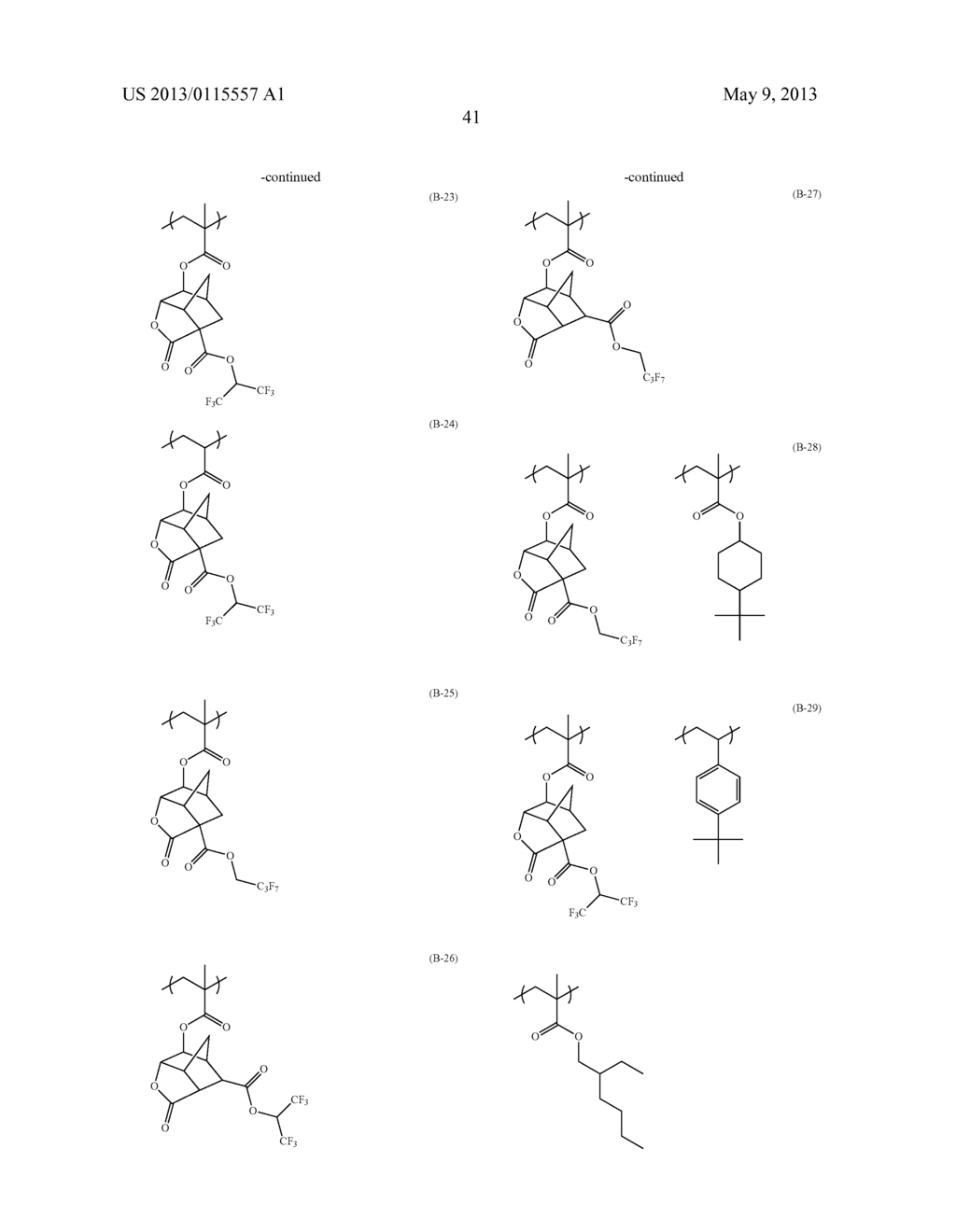 ACTINIC-RAY- OR RADIATION-SENSITIVE RESIN COMPOSITION, ACTINIC-RAY- OR     RADIATION-SENSITIVE FILM AND METHOD OF FORMING PATTERN - diagram, schematic, and image 43