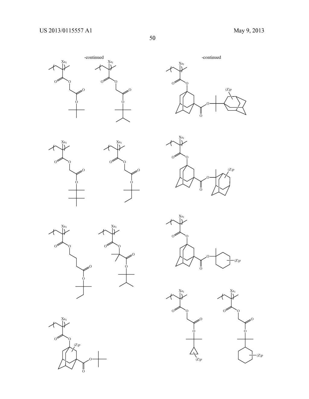 ACTINIC-RAY- OR RADIATION-SENSITIVE RESIN COMPOSITION, ACTINIC-RAY- OR     RADIATION-SENSITIVE FILM AND METHOD OF FORMING PATTERN - diagram, schematic, and image 52