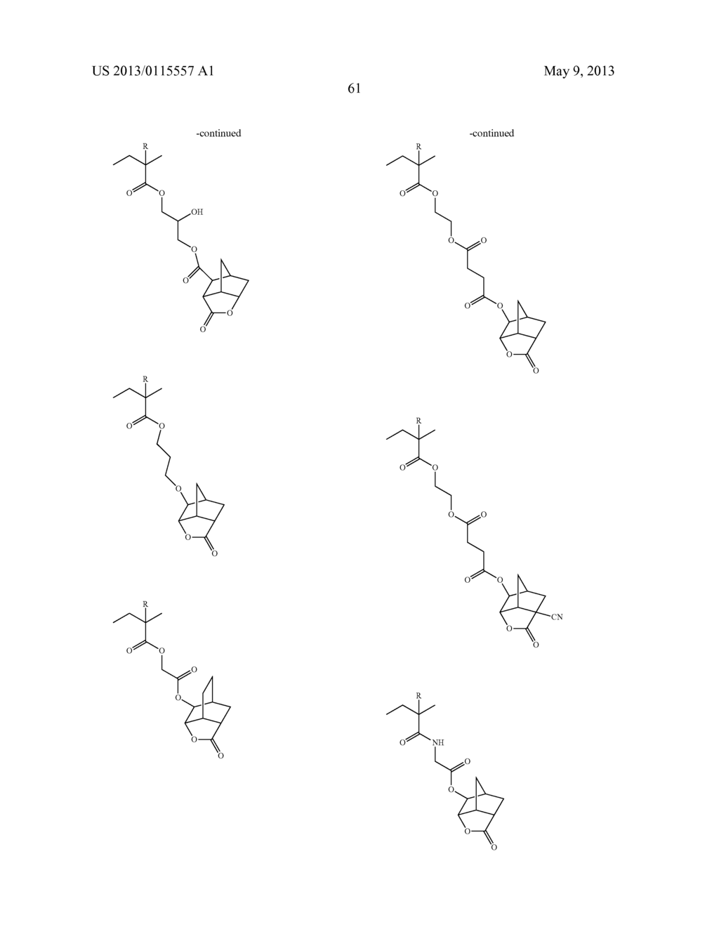 ACTINIC-RAY- OR RADIATION-SENSITIVE RESIN COMPOSITION, ACTINIC-RAY- OR     RADIATION-SENSITIVE FILM AND METHOD OF FORMING PATTERN - diagram, schematic, and image 63