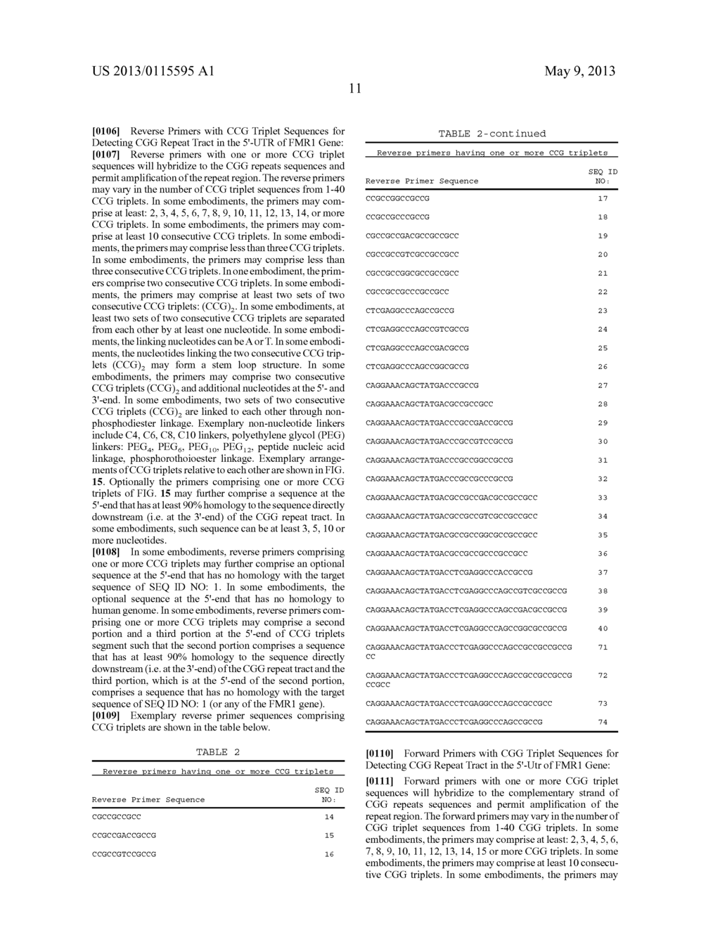 METHOD TO DETECT REPEAT SEQUENCE MOTIFS IN NUCLEIC ACID - diagram, schematic, and image 37