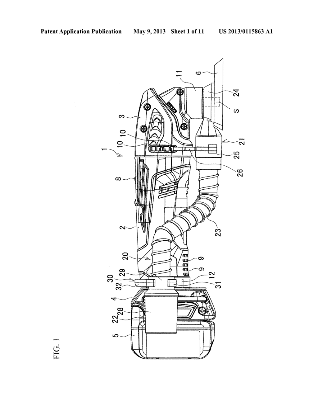 DUST COLLECTING ATTACHMENT FOR ELECTRIC POWER TOOL AND ELECTRIC POWER TOOL - diagram, schematic, and image 02