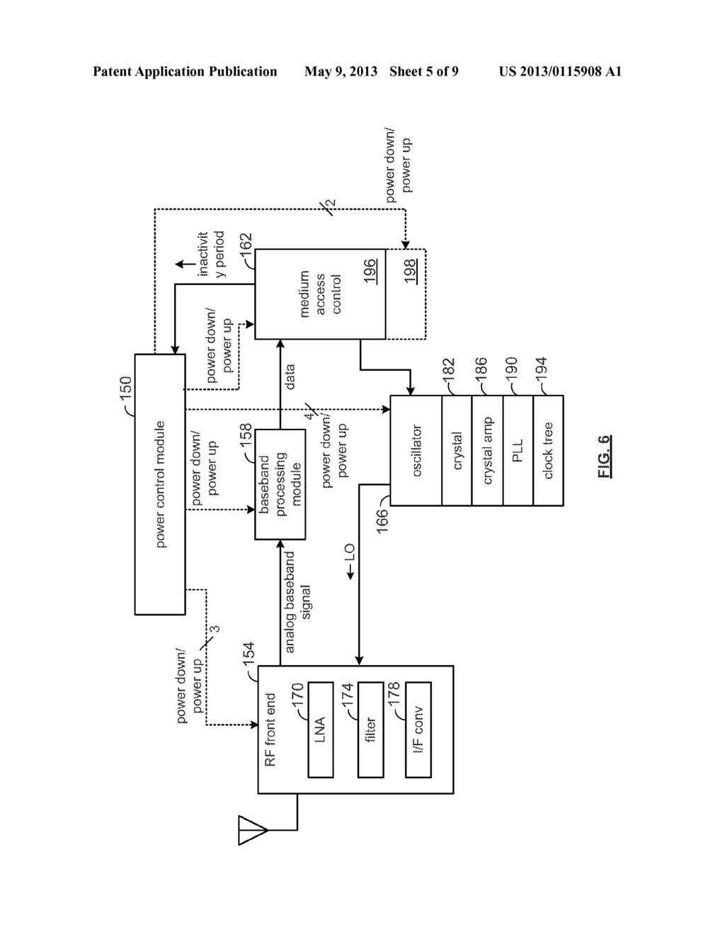 POWER MANAGEMENT OF RADIO TRANSCEIVER ELEMENTS - diagram, schematic, and image 06