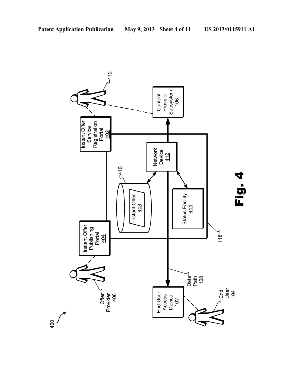 SYSTEMS AND METHODS FOR FACILITATING INSTANT COMMERCE BY WAY OF A DATA     PATH - diagram, schematic, and image 05