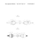 ANGLED OFFSET BALL TYPE CONSTANT VELOCITY JOINT FOR VEHICLE diagram and image