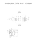 ANGLED OFFSET BALL TYPE CONSTANT VELOCITY JOINT FOR VEHICLE diagram and image