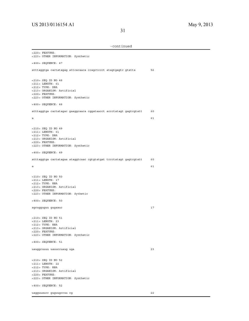 METHOD AND SUBSTANCES FOR ISOLATION AND DETECTION OF SMALL POLYNUCLEOTIDES - diagram, schematic, and image 40