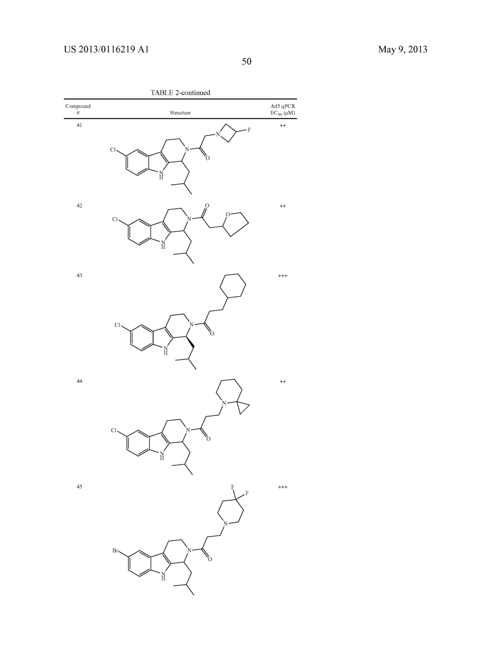 ANTIMICROBIAL CARBOLINE COMPOUNDS - diagram, schematic, and image 52