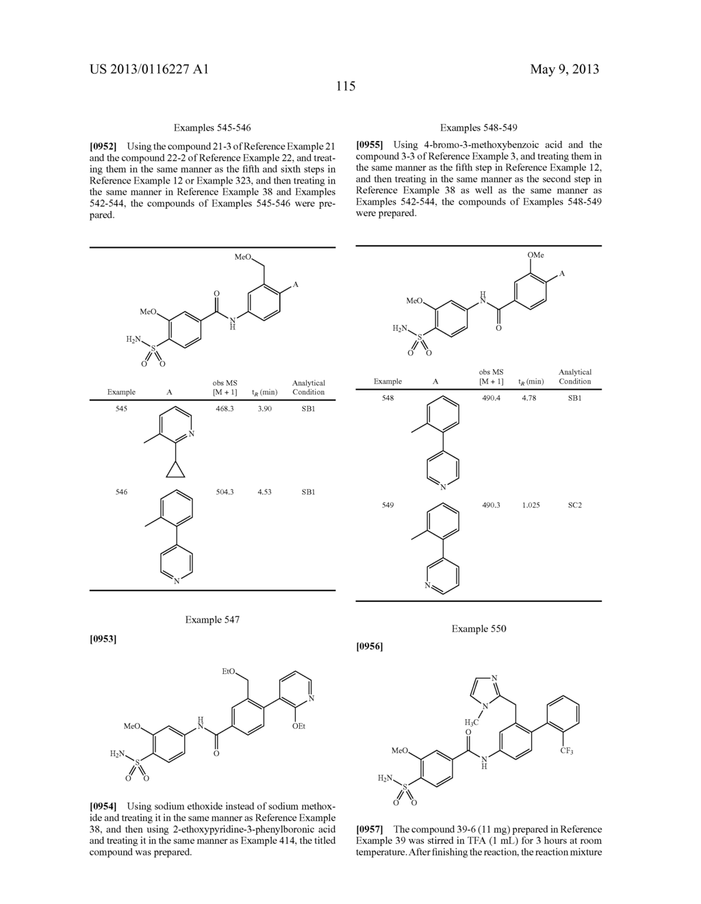 BIARYL AMIDE DERIVATIVE OR PHARMACEUTICALLY ACCEPTABLE SALT THEREOF - diagram, schematic, and image 116