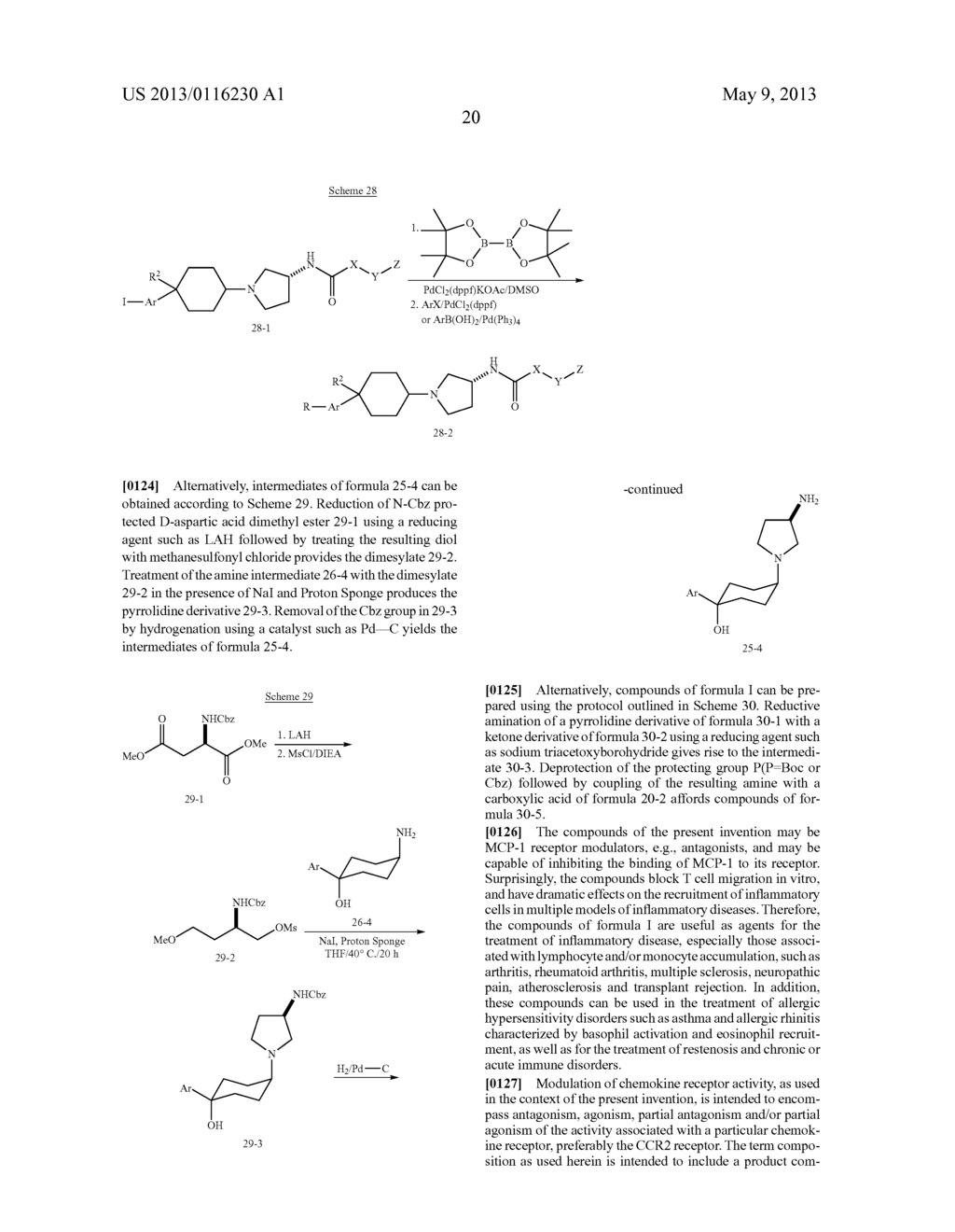 3-AMINOPYRROLIDINE DERIVATIVES AS MODULATORS OF CHEMOKINE RECEPTORS - diagram, schematic, and image 21