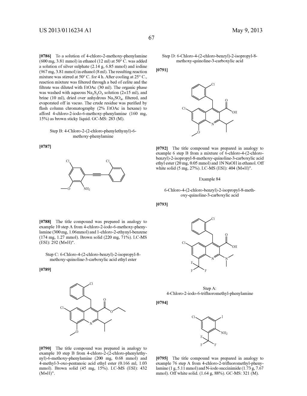 ARYL-QUINOLINE DERIVATIVES - diagram, schematic, and image 68