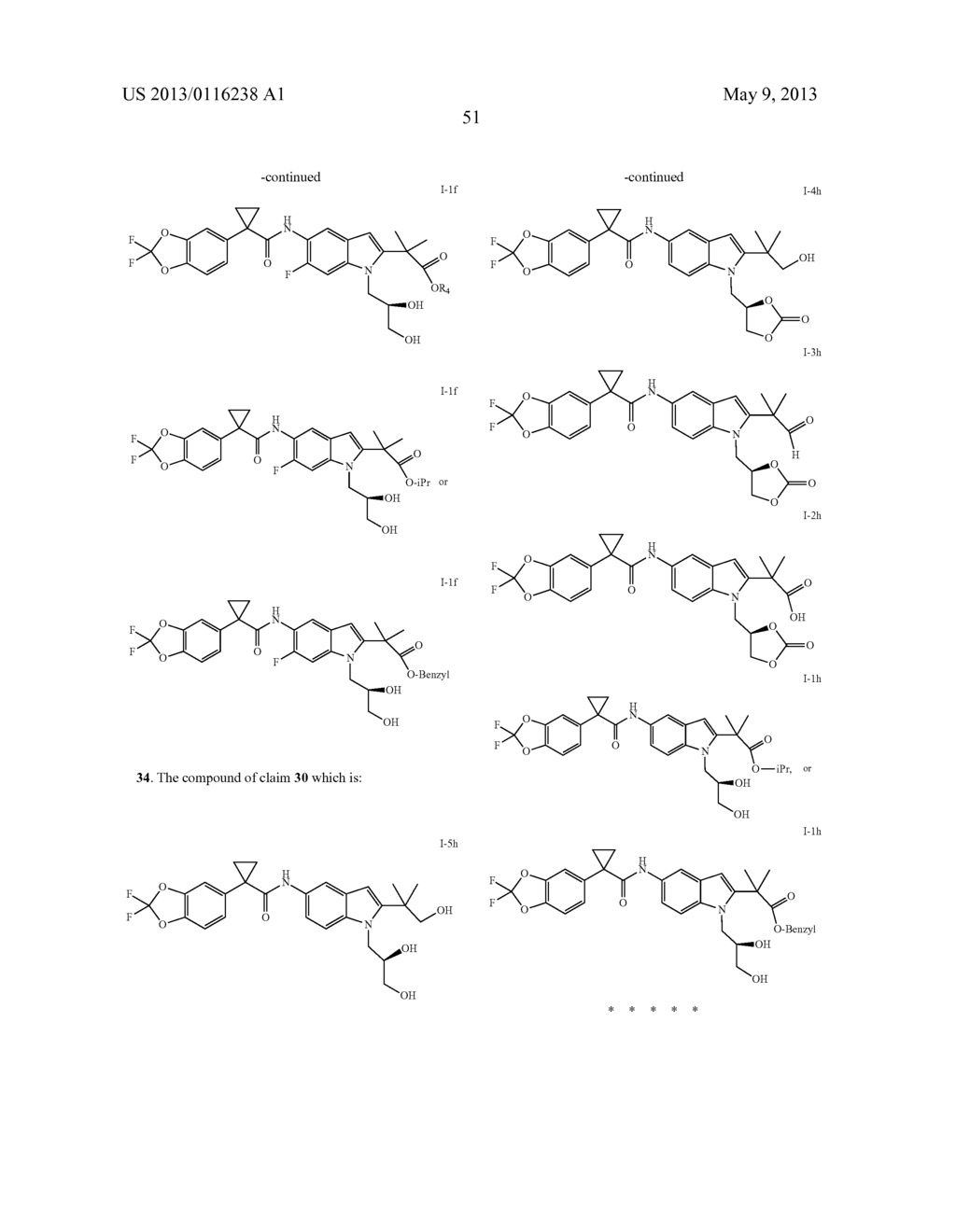 MODULATORS OF ATP-BINDING CASSETTE TRANSPORTERS - diagram, schematic, and image 52