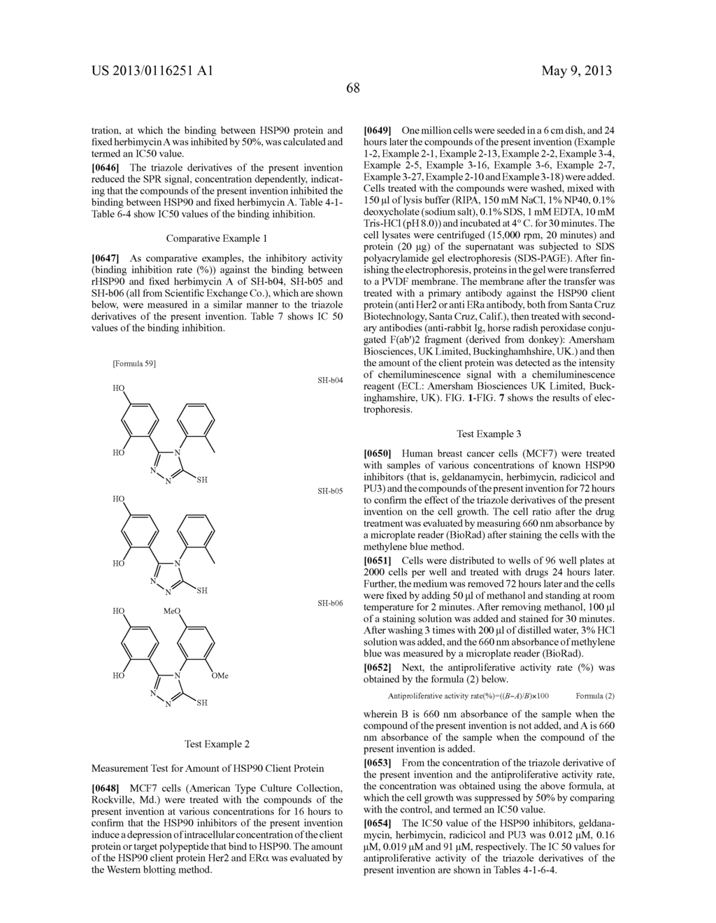 Novel HSP90 Inhibitor - diagram, schematic, and image 73