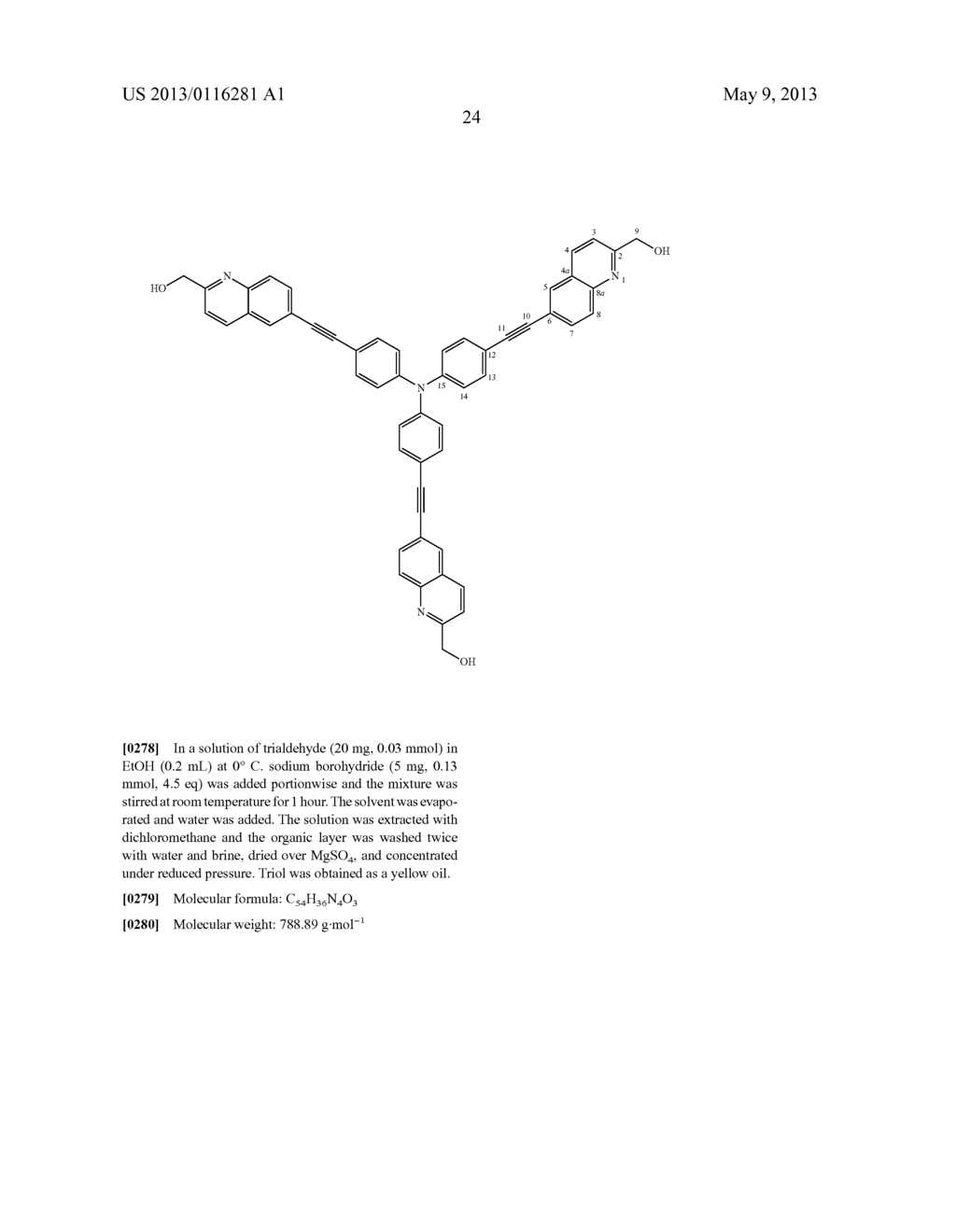 Multiphoton Activable Quinoline Derivatives, Their Preparation and Their     Uses - diagram, schematic, and image 26