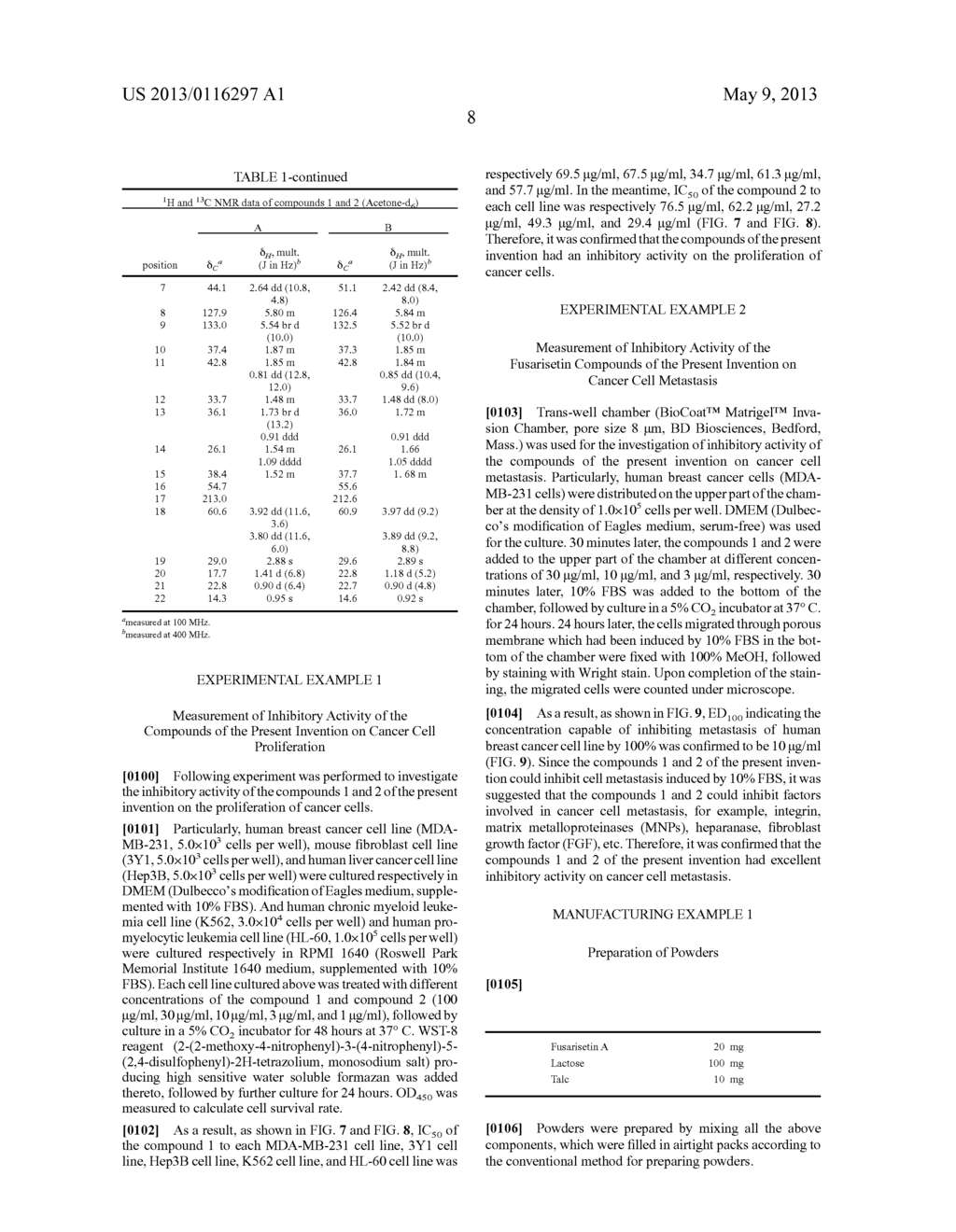 NOVEL FUSARISETIN COMPOUNDS, AND USE THEREOF - diagram, schematic, and image 18