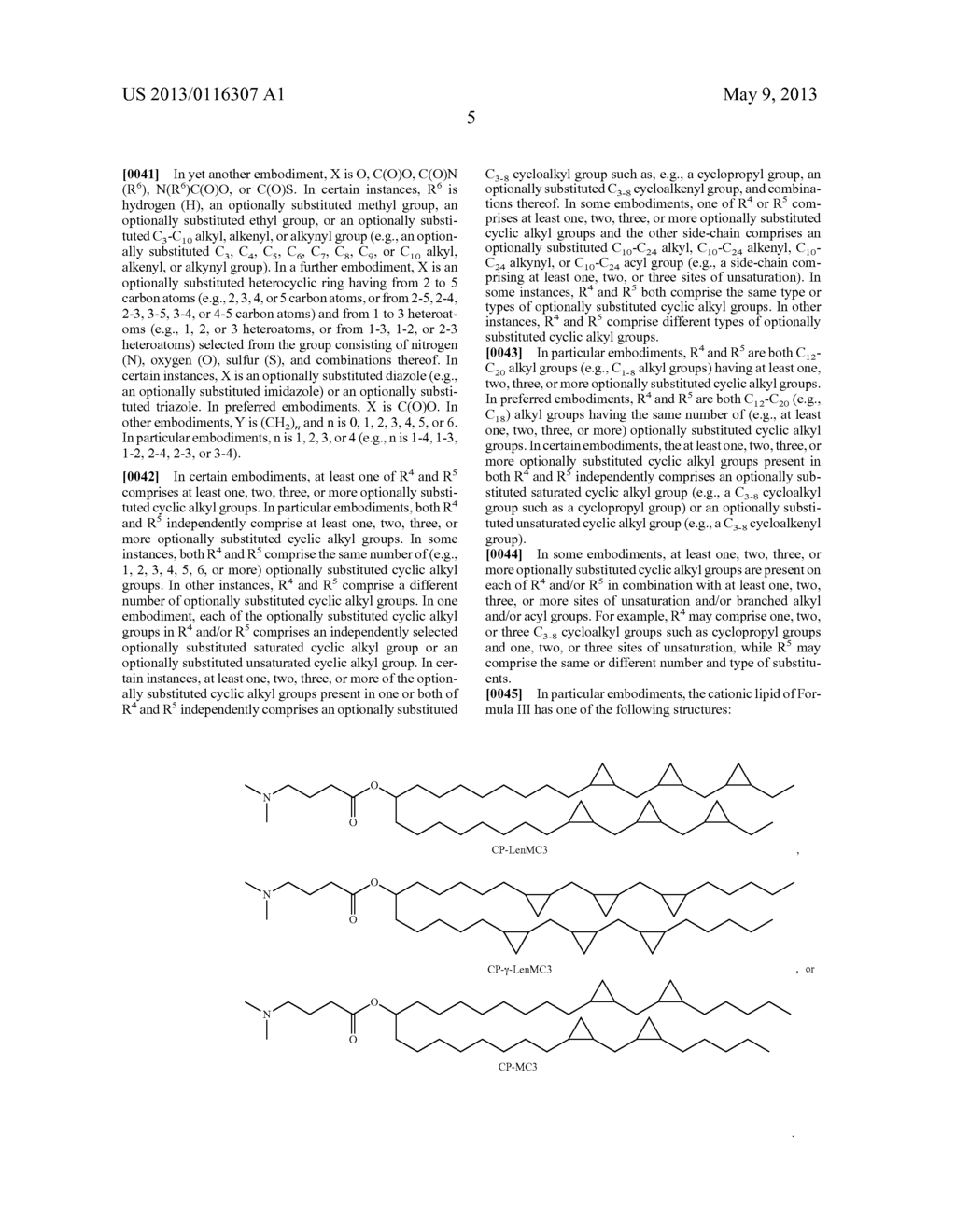 NOVEL CYCLIC CATIONIC LIPIDS AND METHODS OF USE - diagram, schematic, and image 13