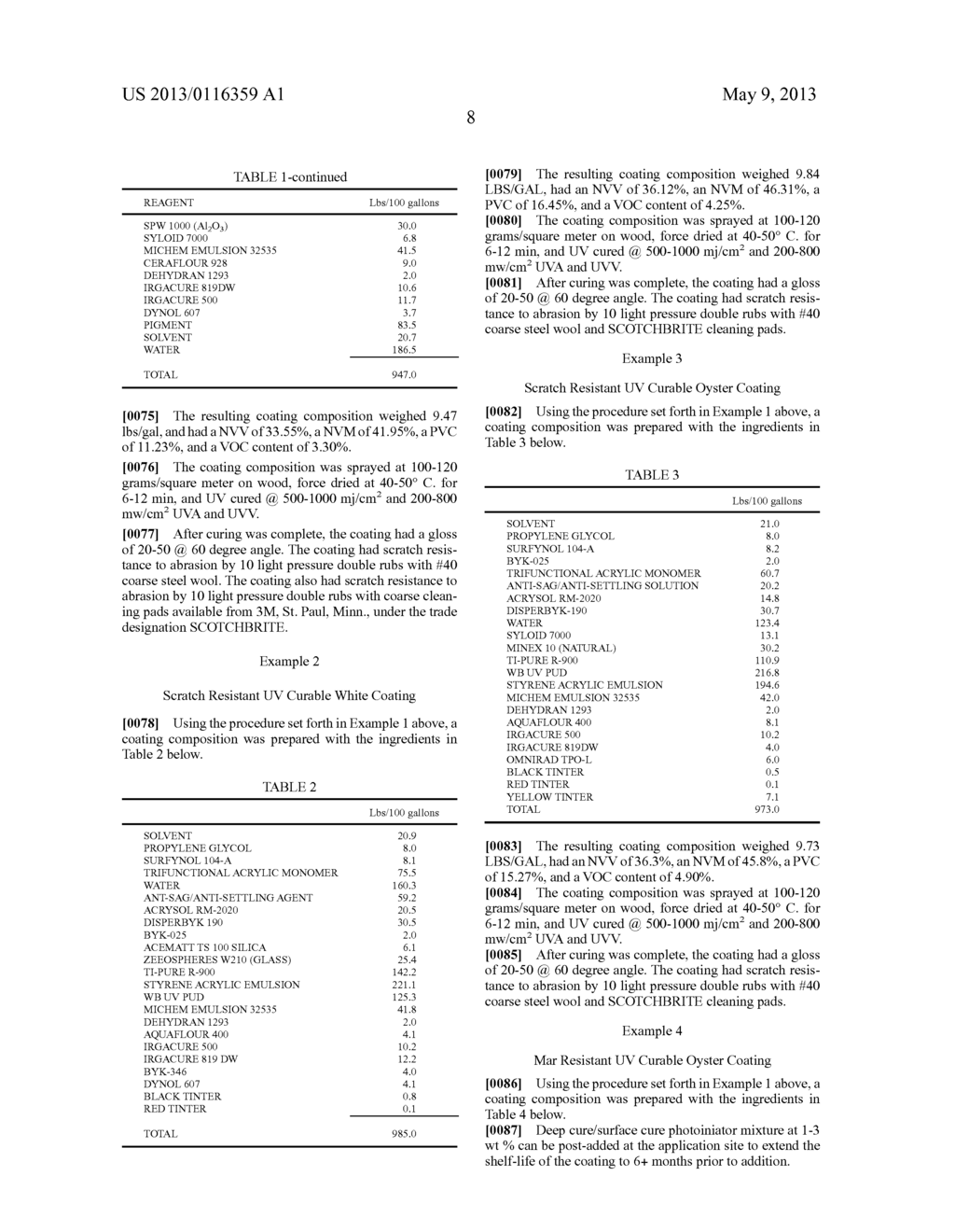 OPAQUE WATERBORNE UV SCRATCH RESISTANT COATINGS - diagram, schematic, and image 09