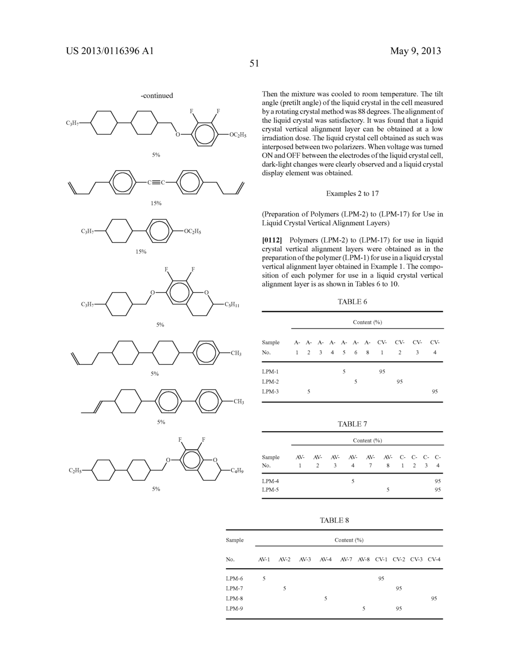 POLYMER FOR USE IN LIQUID CRYSTAL ALIGNMENT LAYER - diagram, schematic, and image 52