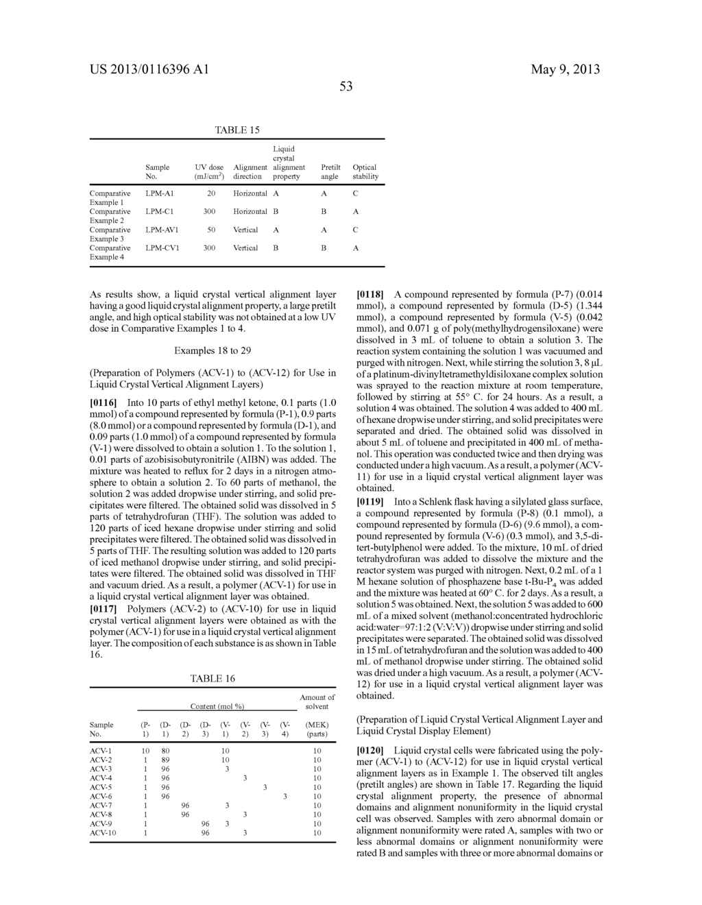 POLYMER FOR USE IN LIQUID CRYSTAL ALIGNMENT LAYER - diagram, schematic, and image 54