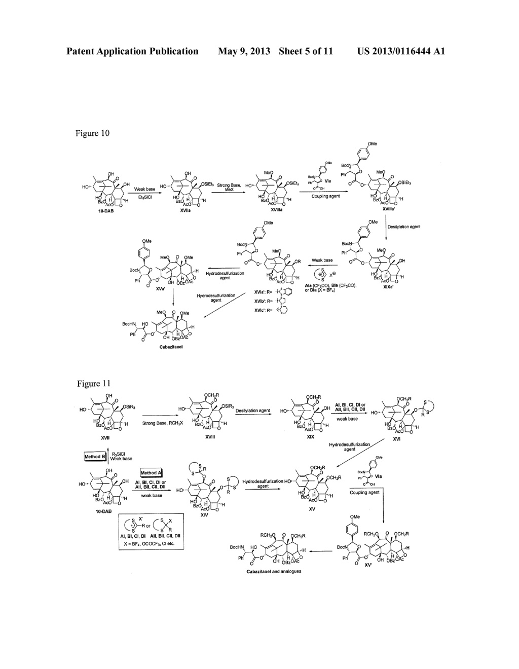 PROCESS FOR CABAZITAXEL, AND INTERMEDIATES THEREOF - diagram, schematic, and image 06