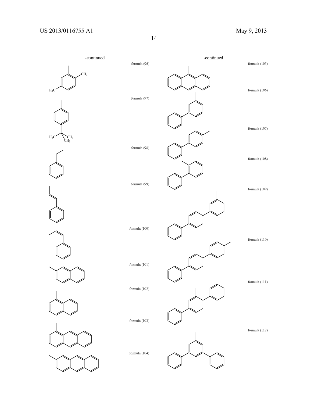 METAL COMPLEXES WITH ORGANIC LIGANDS AND USE THEREOF IN OLEDS - diagram, schematic, and image 15