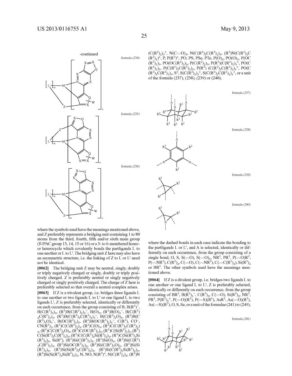 METAL COMPLEXES WITH ORGANIC LIGANDS AND USE THEREOF IN OLEDS - diagram, schematic, and image 26