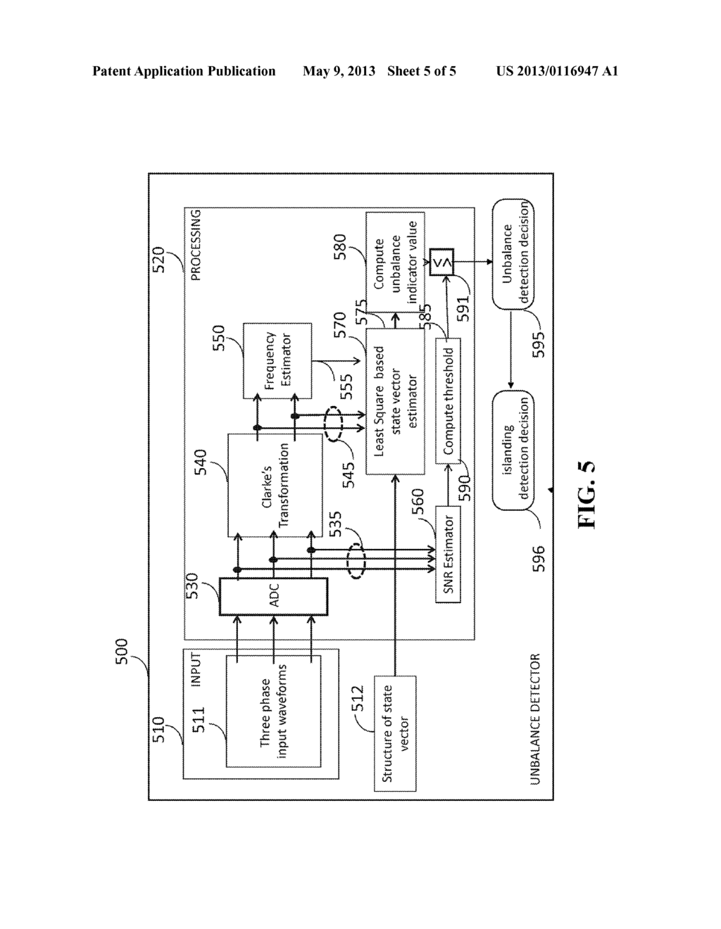 Method and System for Detecting Unbalance in Power Grids - diagram, schematic, and image 06