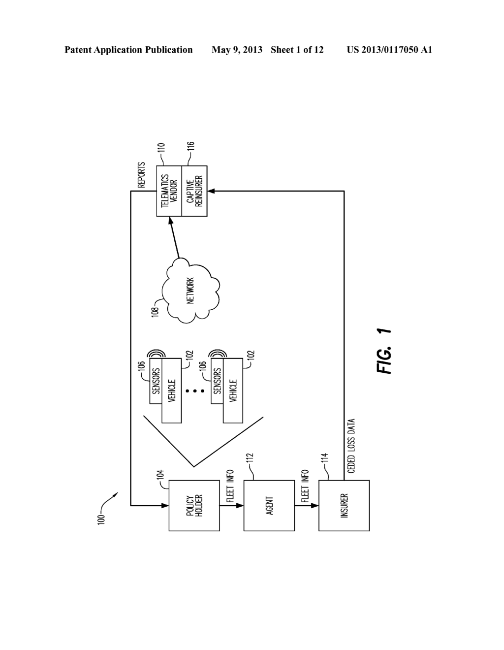 SYSTEM AND METHOD FOR ADMINISTERING TELEMATICS BASED REINSURANCE POOLS - diagram, schematic, and image 02