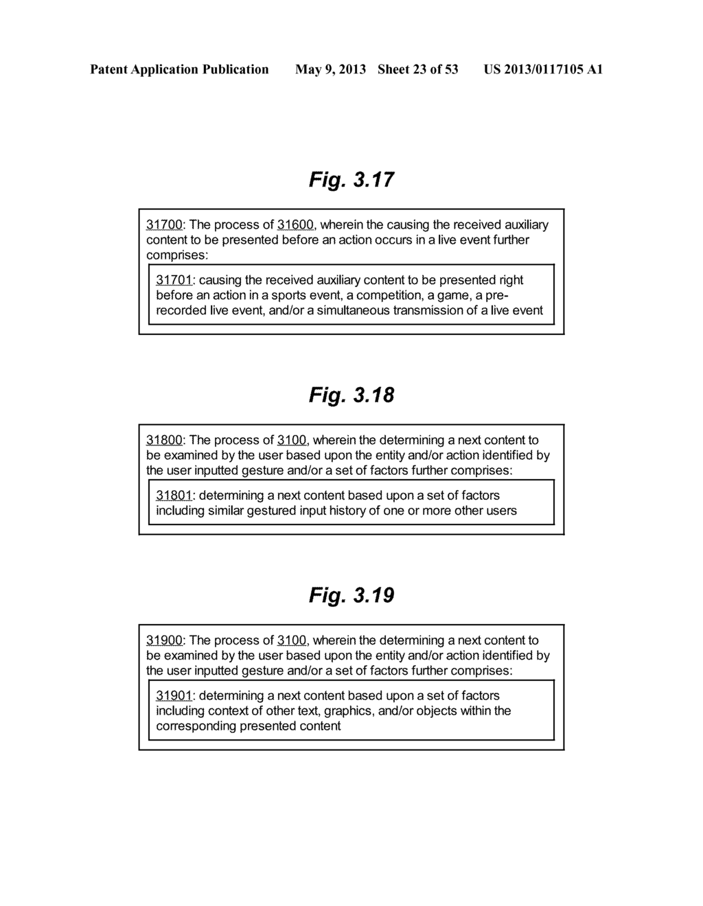 ANALYZING AND DISTRIBUTING BROWSING FUTURES IN A GESTURE BASED USER     INTERFACE - diagram, schematic, and image 24