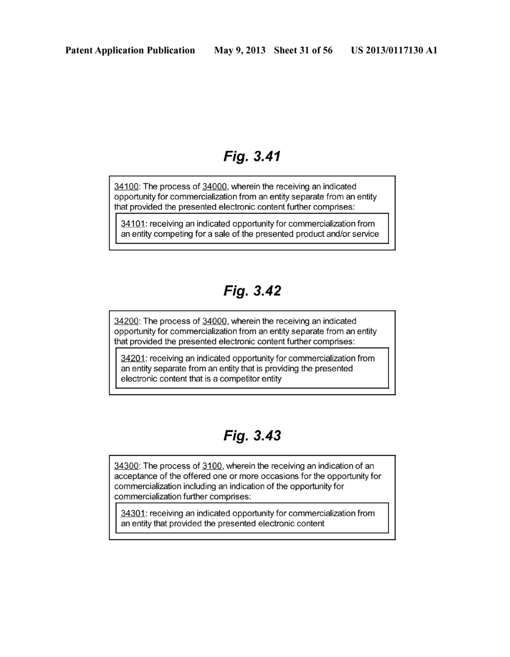 OFFERING OF OCCASIONS FOR COMMERCIAL OPPORTUNITIES IN A GESTURE-BASED USER     INTERFACE - diagram, schematic, and image 32