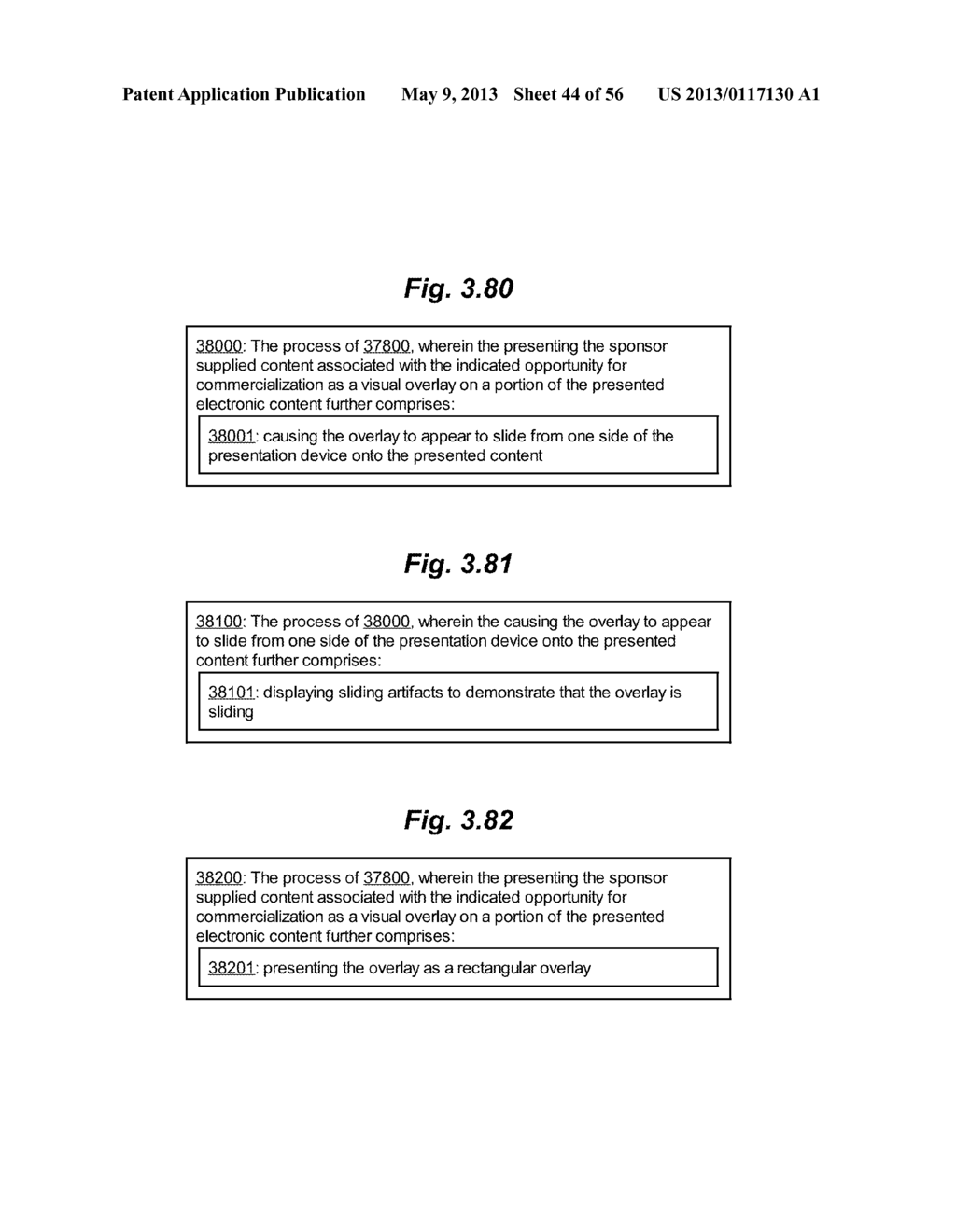 OFFERING OF OCCASIONS FOR COMMERCIAL OPPORTUNITIES IN A GESTURE-BASED USER     INTERFACE - diagram, schematic, and image 45