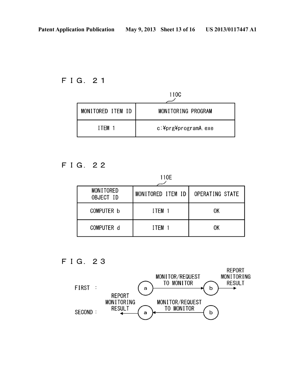 COMPUTER-READABLE RECORDING MEDIUM STORING PROCESS FOR MONITORING     COMPUTER, ITS METHOD AND APPARATUS - diagram, schematic, and image 14