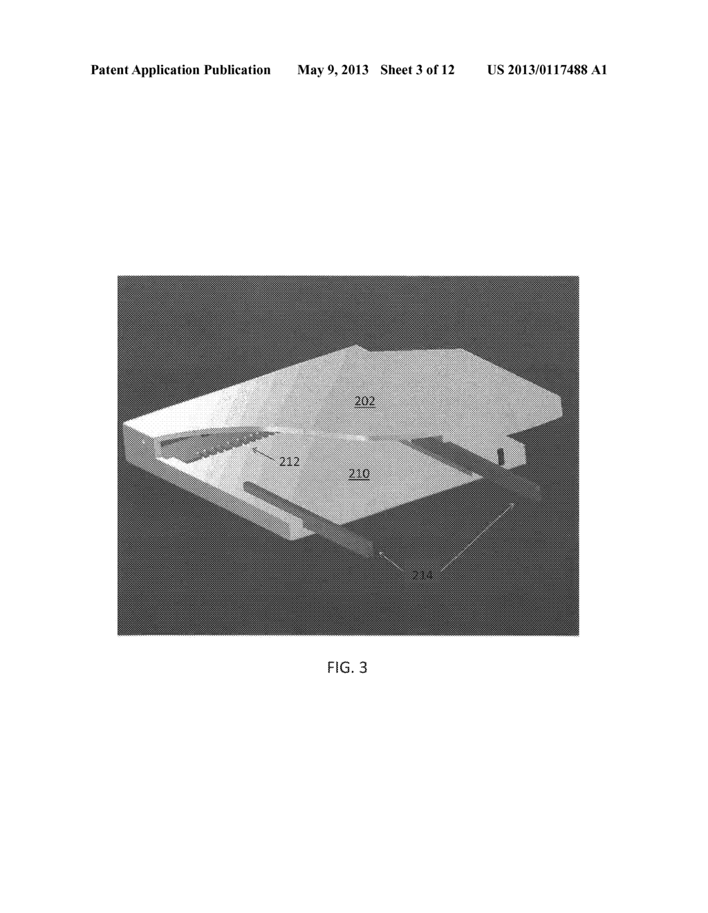 REMOVABLE MEMORY CARTRIDGE AND DOCKING STATION COMPATIBLE WITH MEDIA DRIVE     EXPANSION SLOTS - diagram, schematic, and image 04