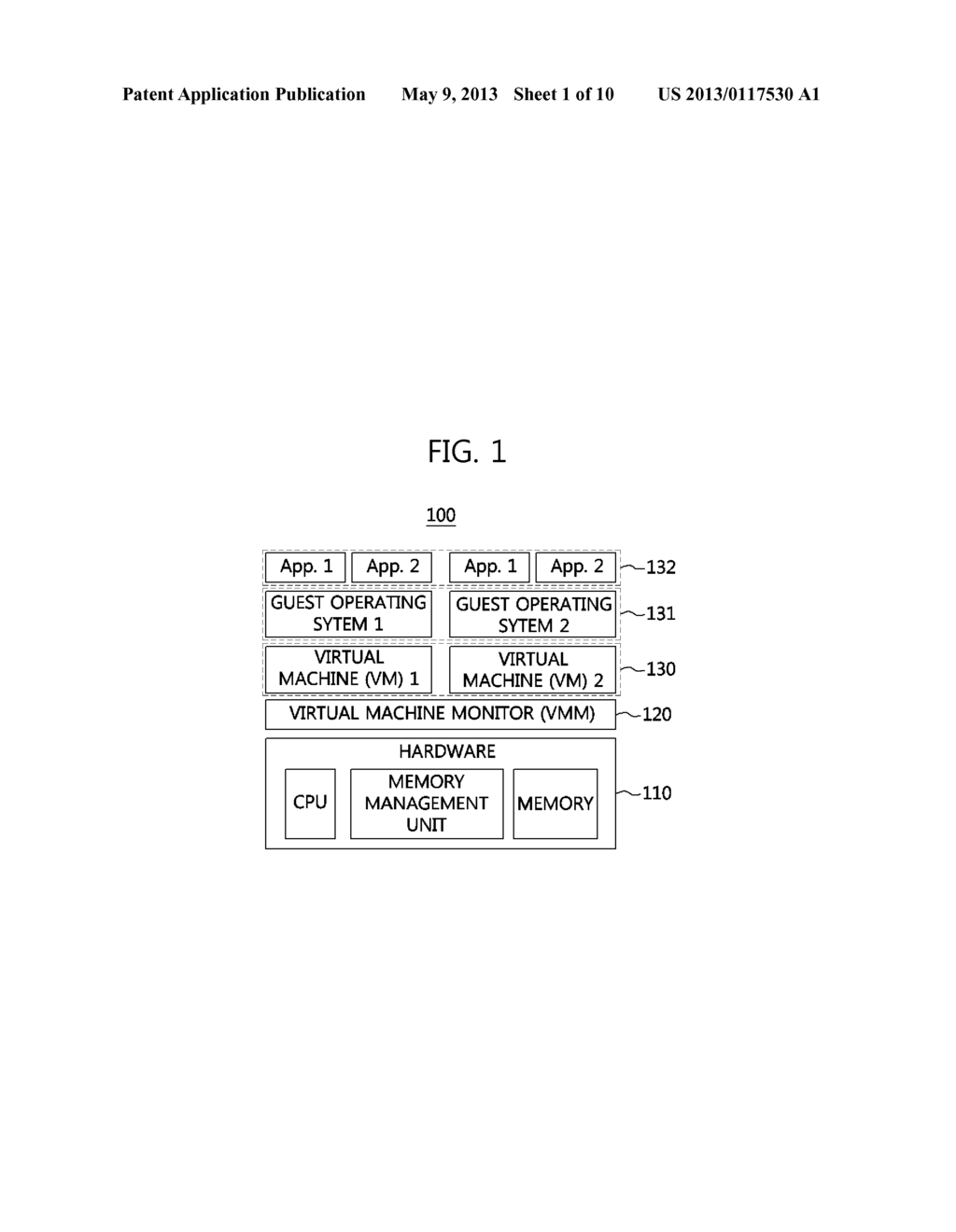 APPARATUS FOR TRANSLATING VIRTUAL ADDRESS SPACE - diagram, schematic, and image 02