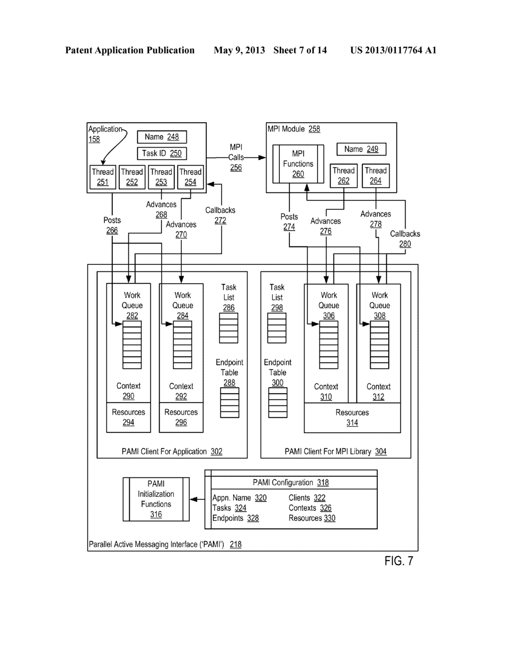 Internode Data Communications In A Parallel Computer - diagram, schematic, and image 08